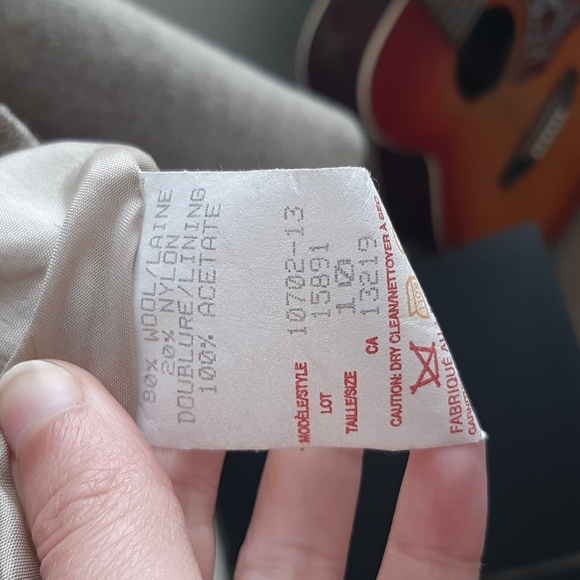 Women's J. Michaels Vintage Wool Blazer with shoulder Pads Size 10 - Picture 6 of 9